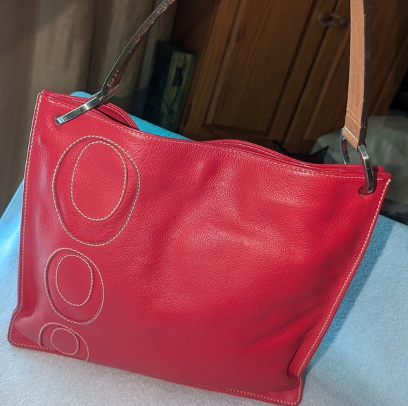 Luis Esteve red shoulder bag. - Picture 3 of 13